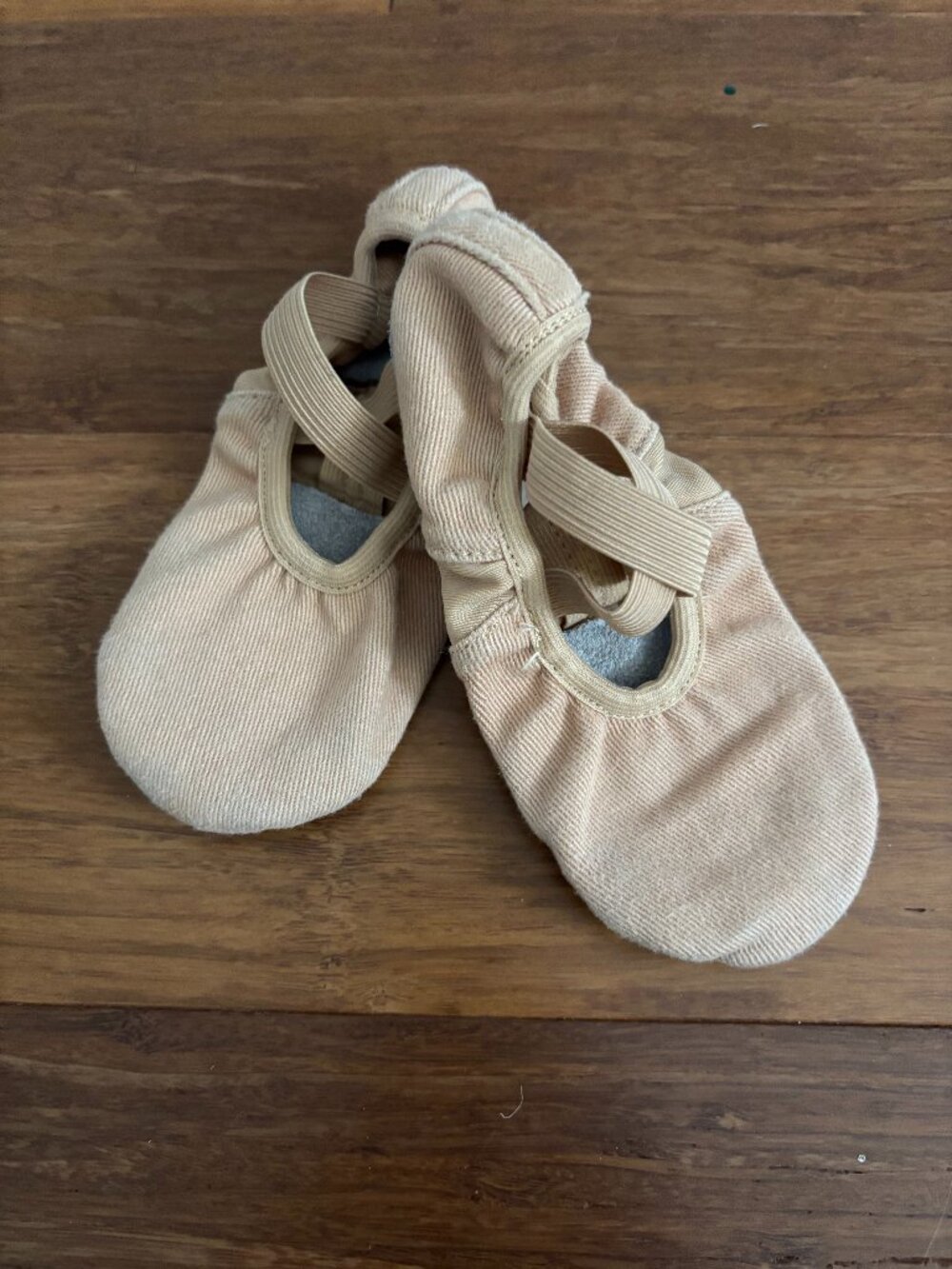 Revolution Canvas Ballet Shoes Size 1 Little Kids Nude